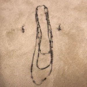 Silpada necklace and earrings